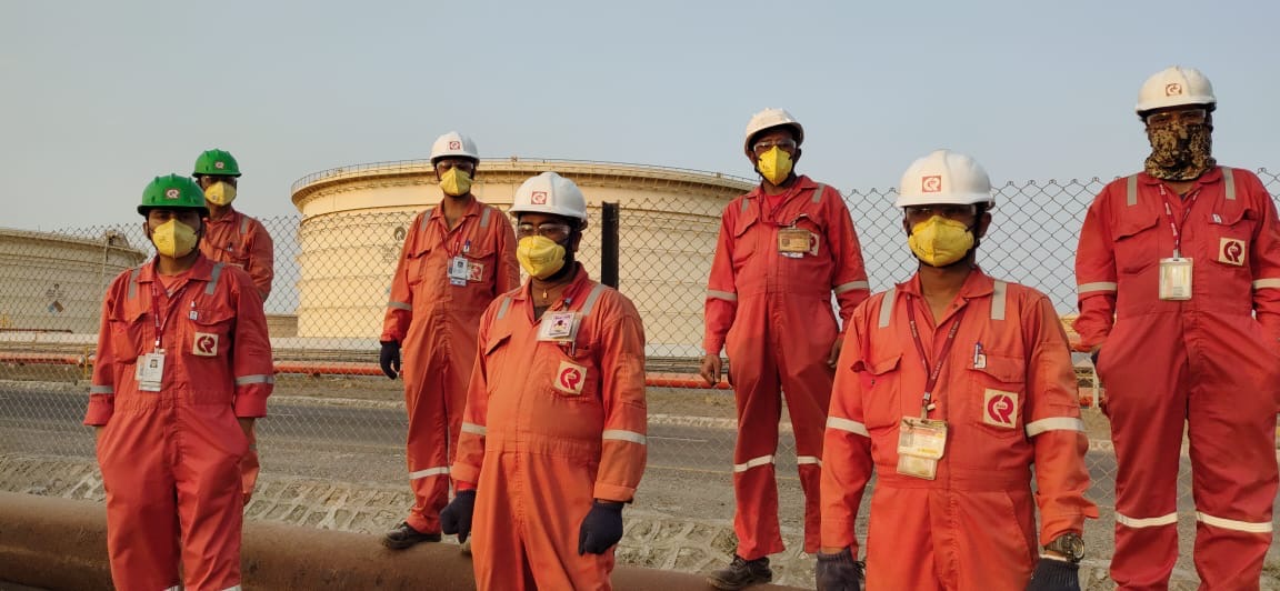 CRAI-CMC crew performing maintenance during COVID-19